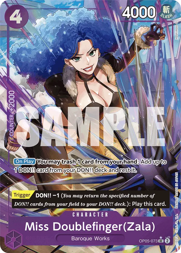 Immagine carta Miss Doublefinger (zala)