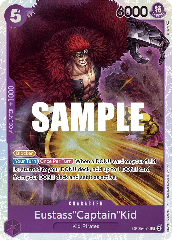 Immagine carta Eustass "captain" Kid