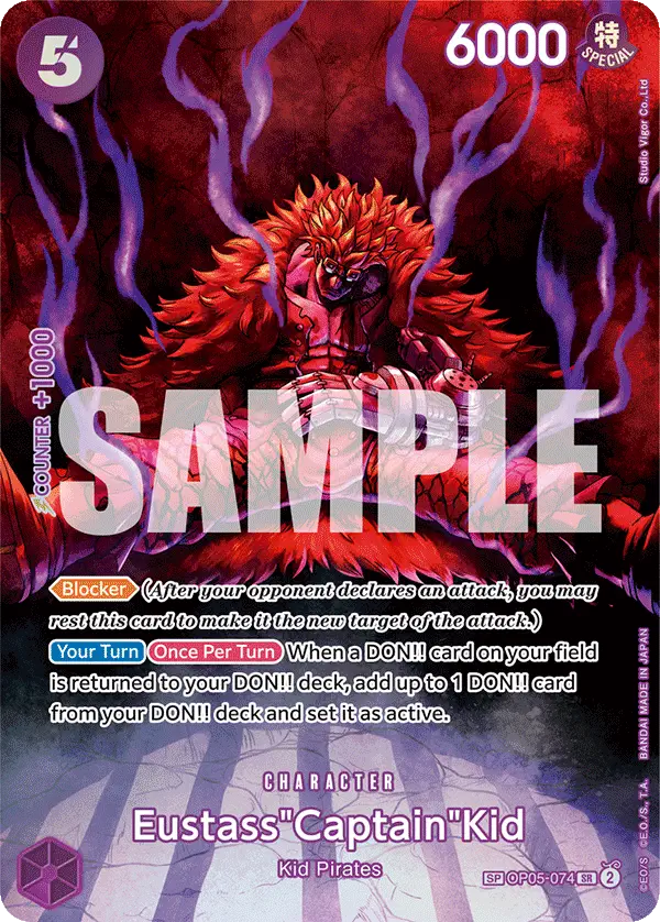 Immagine carta Eustass "captain" Kid