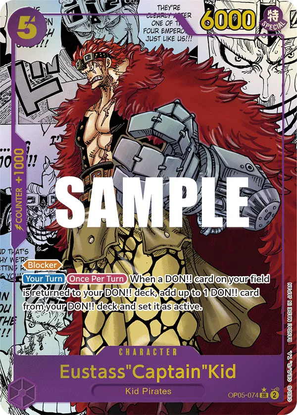 Immagine carta Eustass "captain" Kid