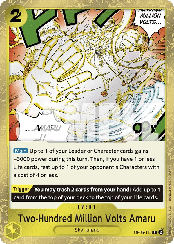 Immagine carta Two-hundred Million Volts Amaru