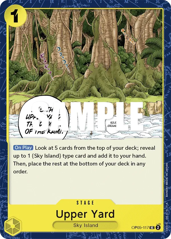 Immagine carta Upper Yard
