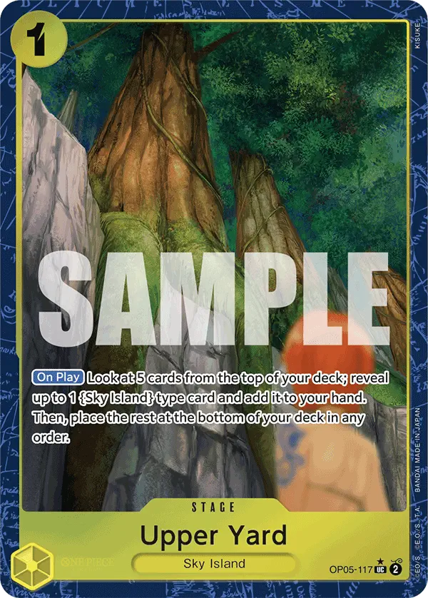 Immagine carta Upper Yard