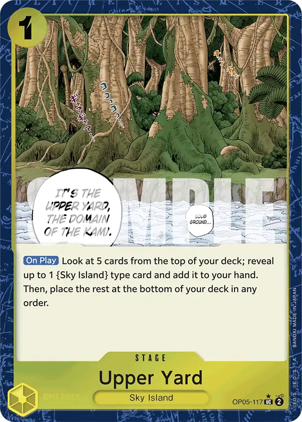 Immagine carta Upper Yard