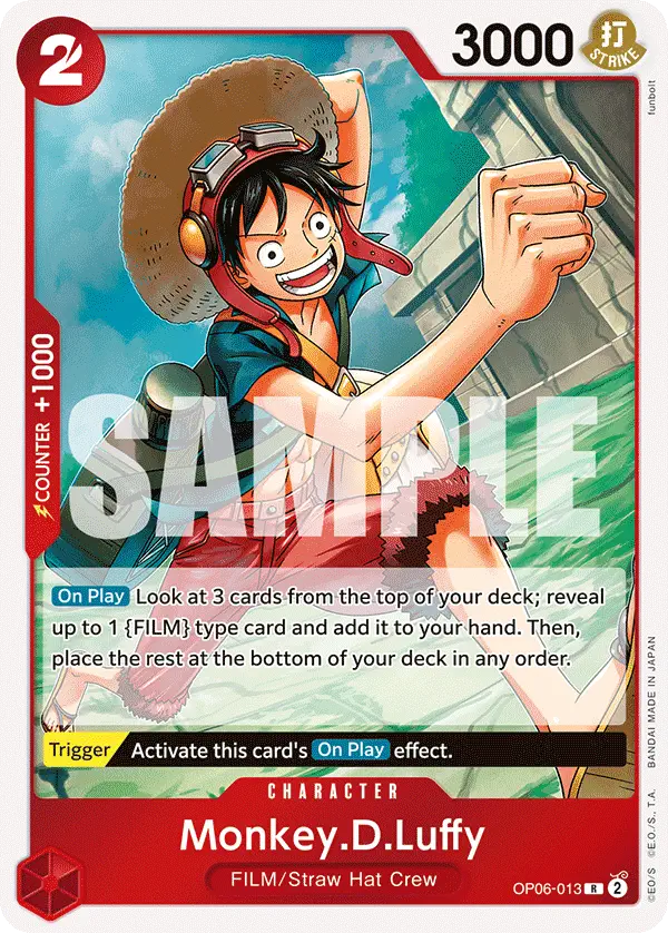 Immagine carta Monkey D Luffy