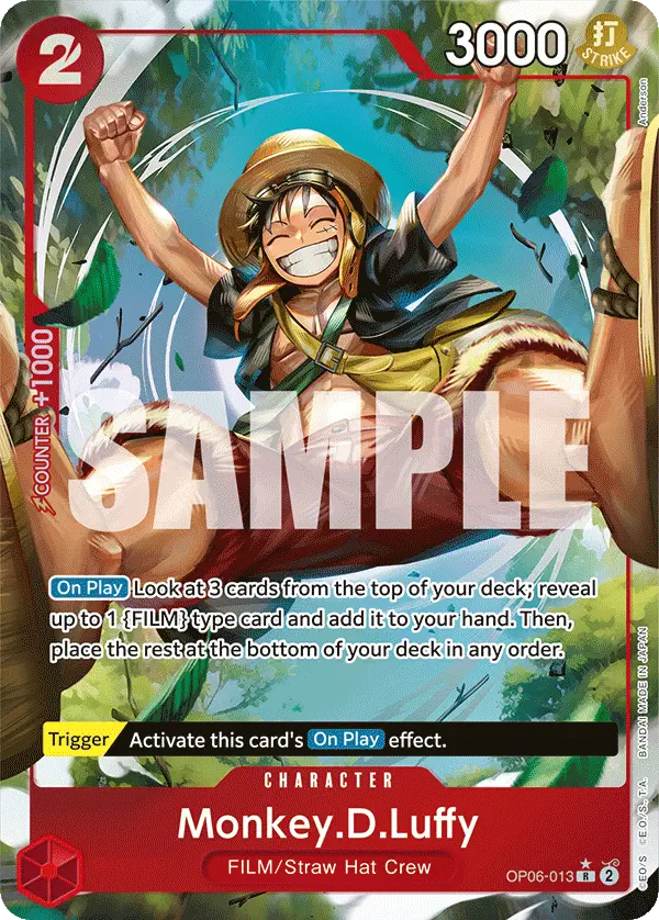 Immagine carta Monkey D Luffy