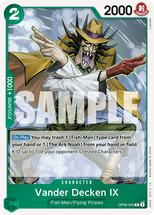 Immagine carta Vander Decken Ix