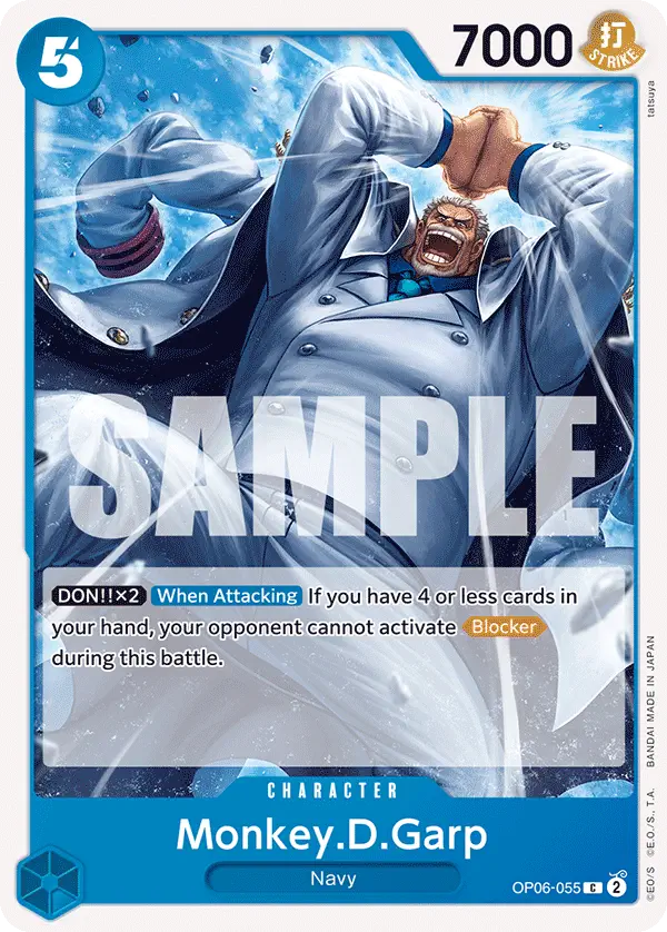Immagine carta Monkey D Garp