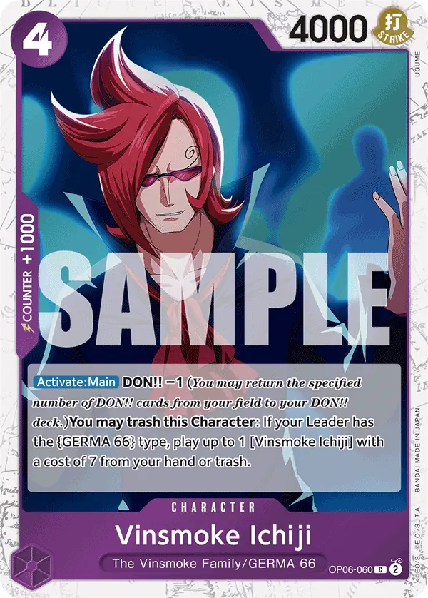 Immagine carta Vinsmoke Ichiji