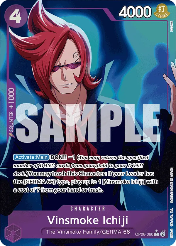 Immagine carta Vinsmoke Ichiji
