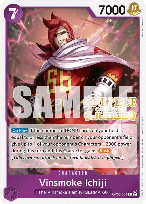 Immagine carta Vinsmoke Ichiji