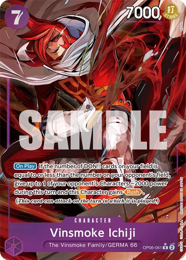 Immagine carta Vinsmoke Ichiji