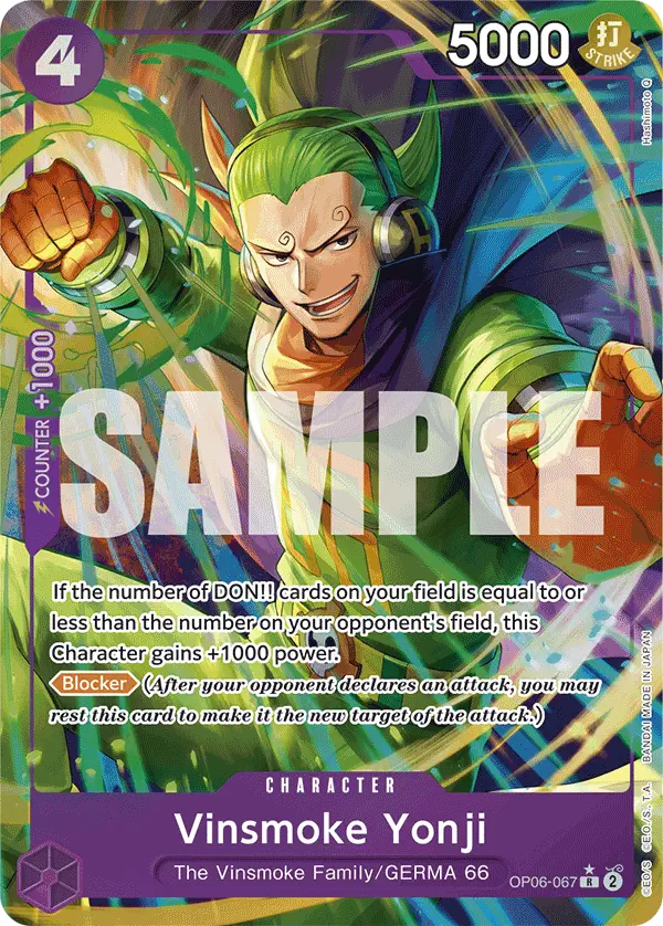 Immagine carta Vinsmoke Yonji