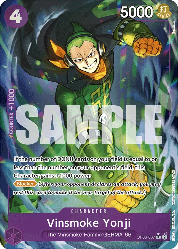 Immagine carta Vinsmoke Yonji