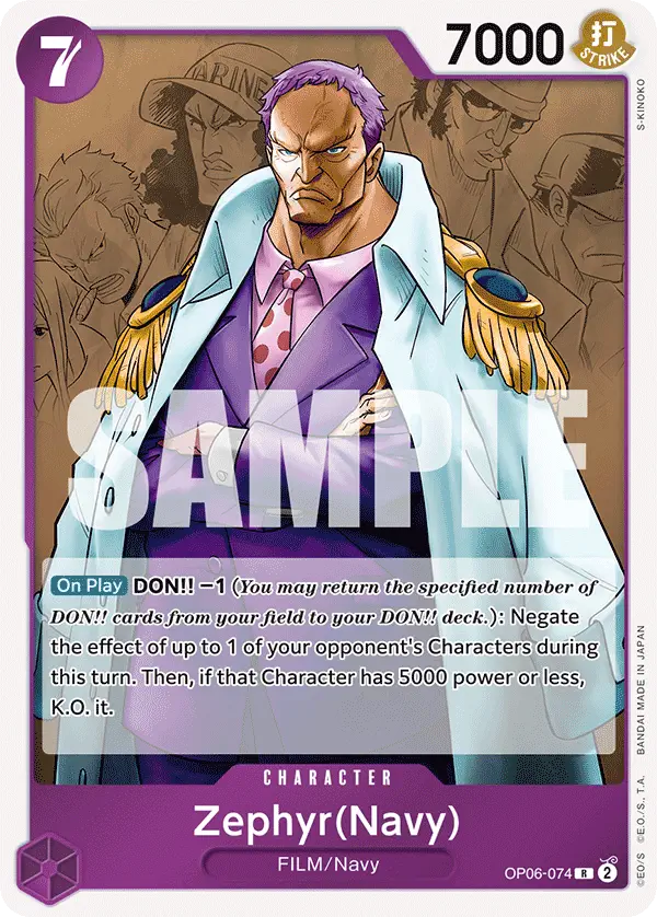 Immagine carta Zephyr Navy