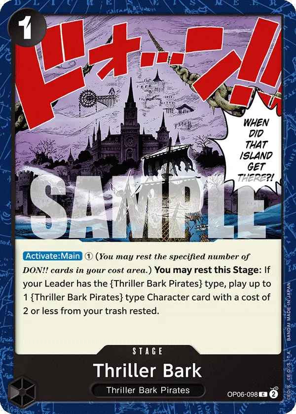 Immagine carta Thriller Bark