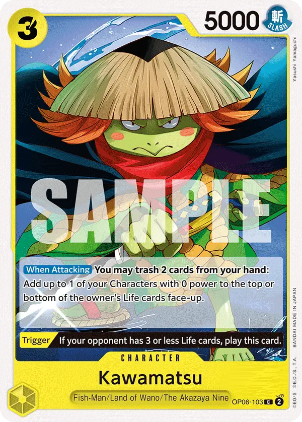 Immagine carta Kawamatsu