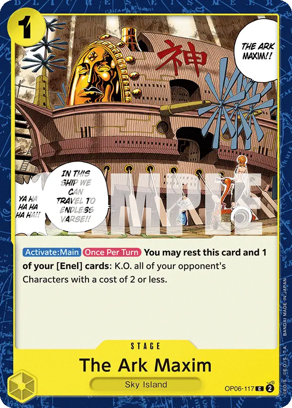 Immagine carta The Ark Maxim