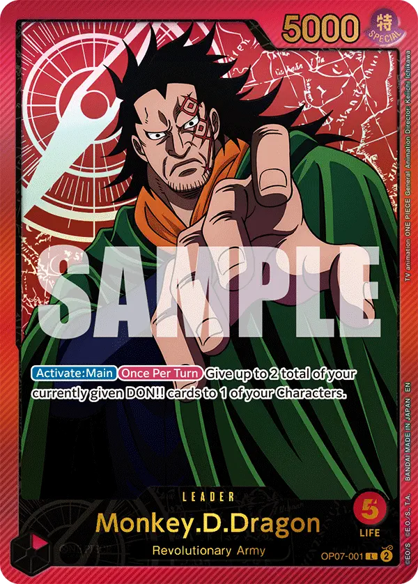 Immagine carta Monkey D Dragon