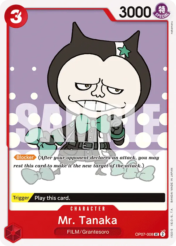 Immagine carta Mr. Tanaka