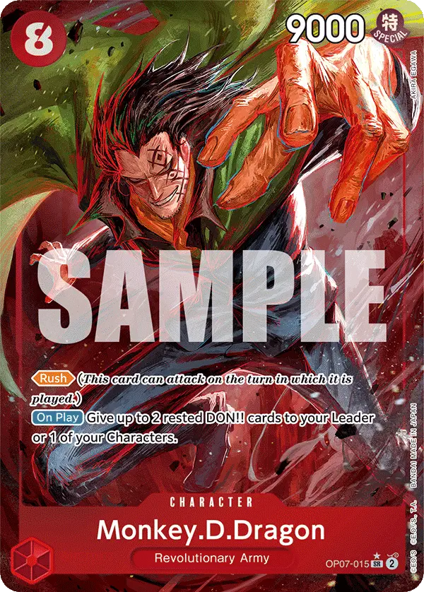 Immagine carta Monkey D Dragon