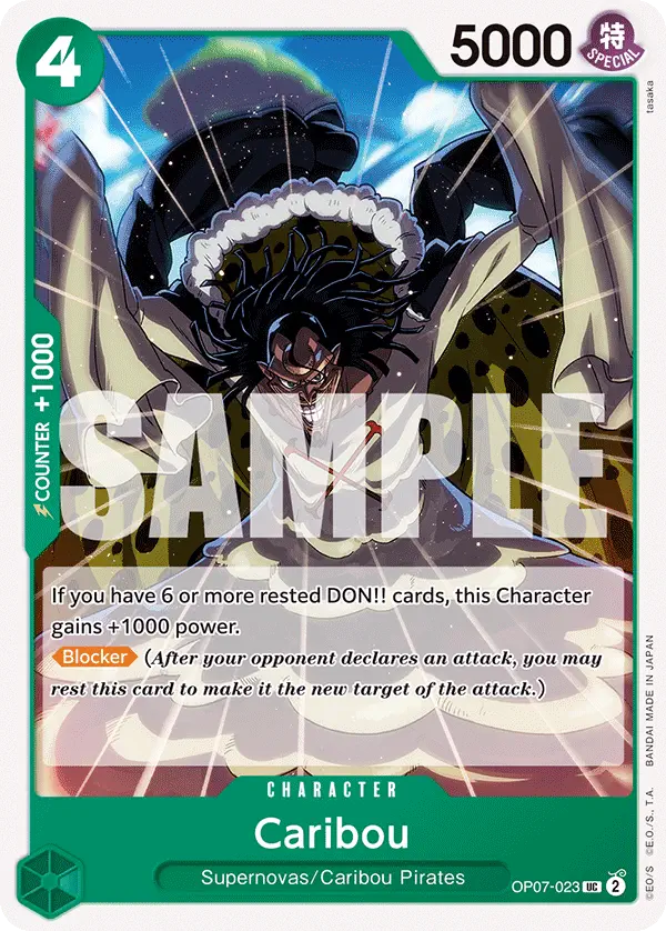Immagine carta Caribou