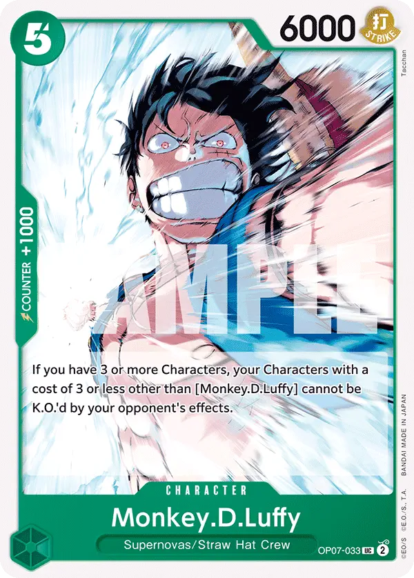 Immagine carta Monkey D Luffy