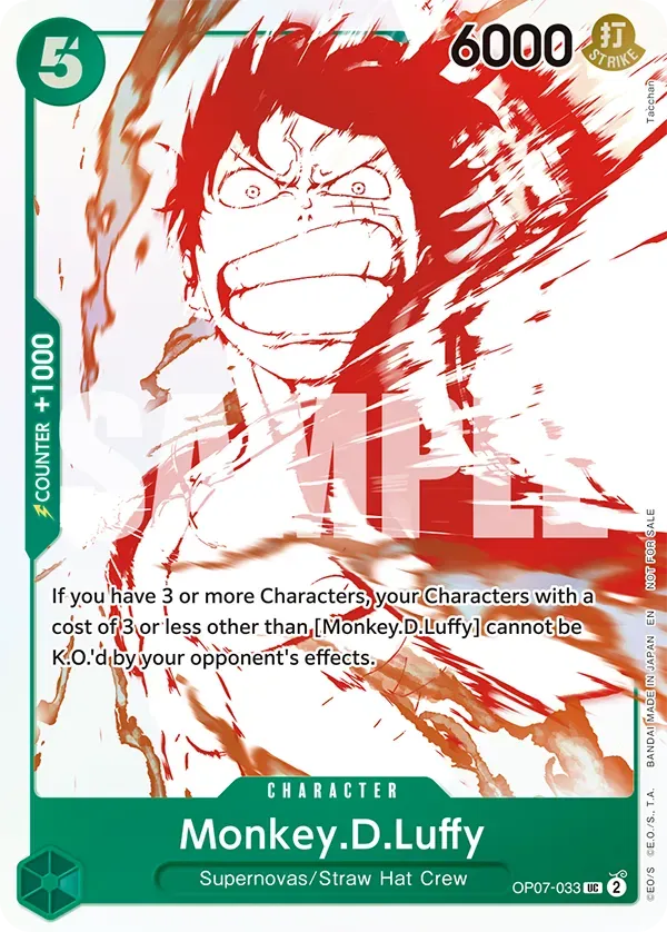 Immagine carta Monkey D Luffy