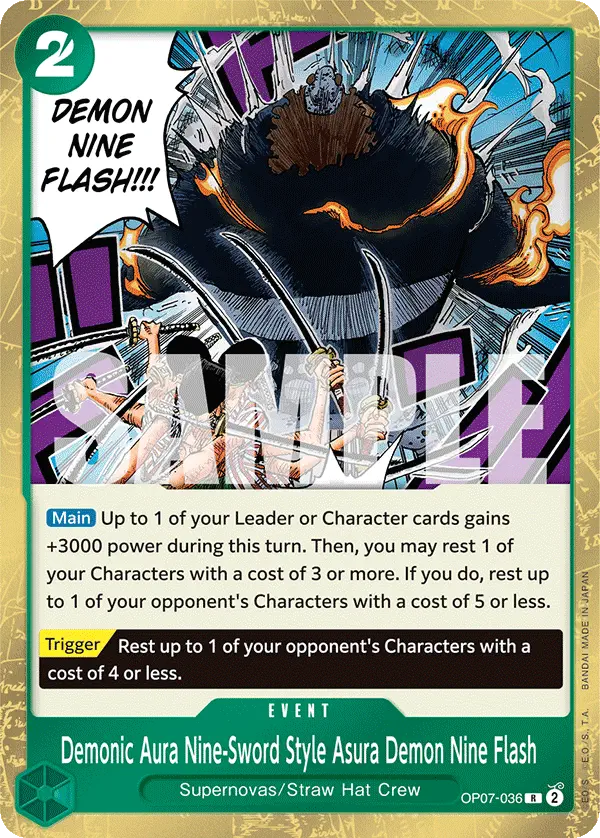 Immagine carta Demonic Aura Nine-swrod Style Asura Demon Nine Flash