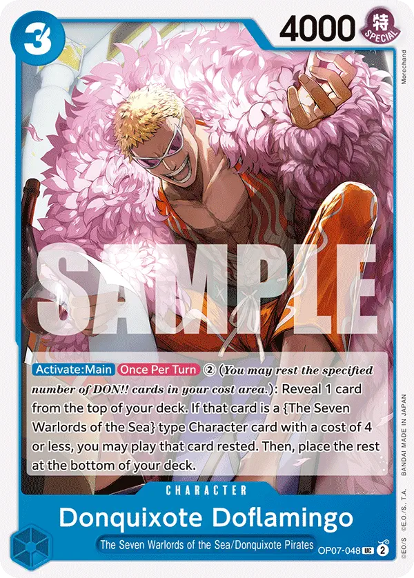 Immagine carta Donquixote Doflamingo