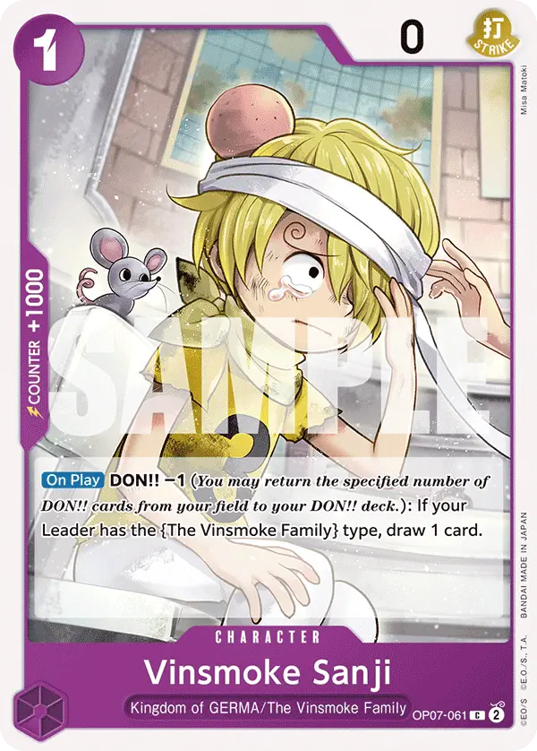 Immagine carta Vinsmoke Sanji