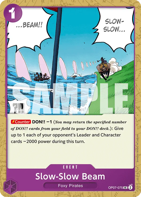 Immagine carta Slow-slow Beam