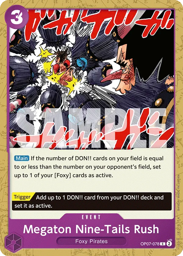 Immagine carta Megaton Nine-tails Rush