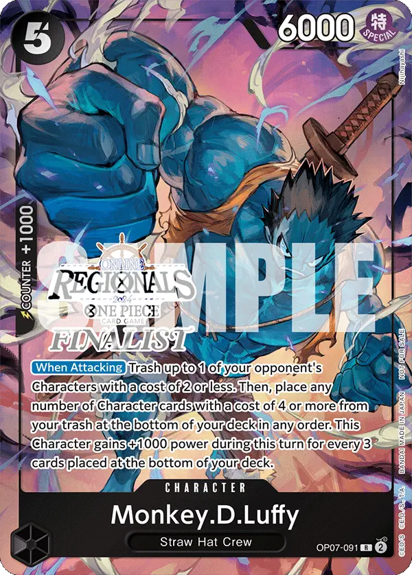 Immagine carta Monkey D Luffy