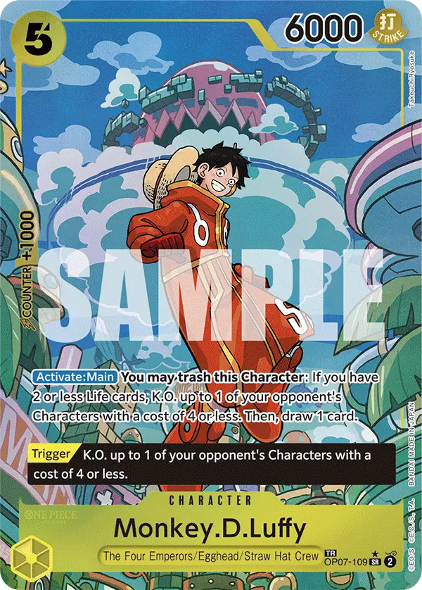 Immagine carta Monkey D Luffy