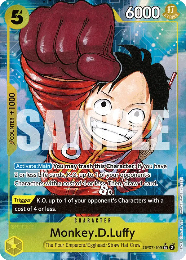 Immagine carta Monkey D Luffy