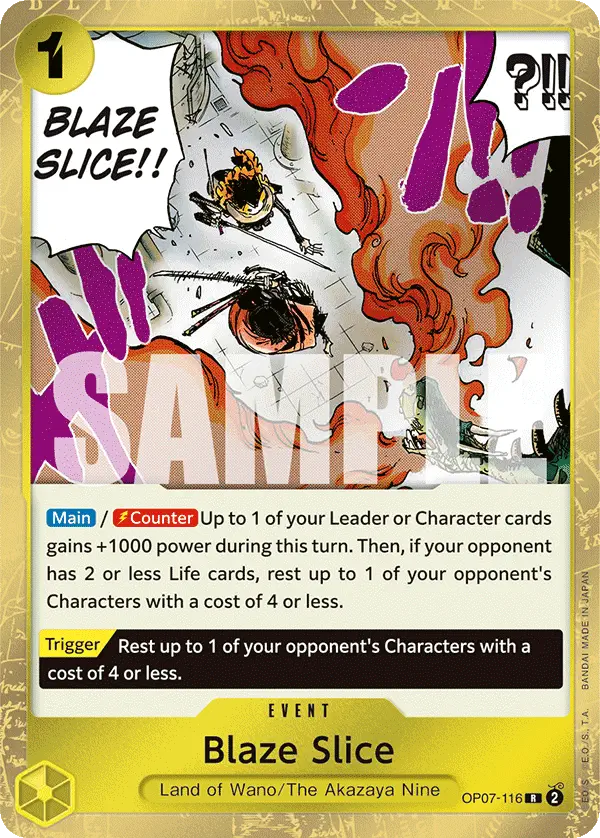 Immagine carta Blaze Slice