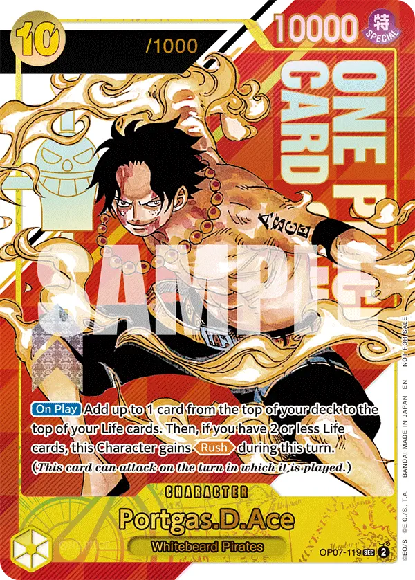 Immagine carta Portgas D Ace