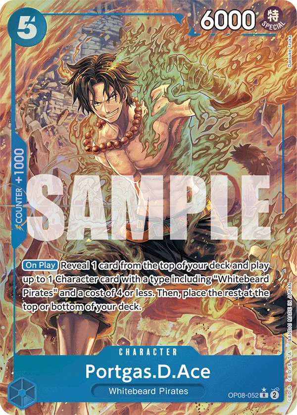 Immagine carta Portgas D Ace