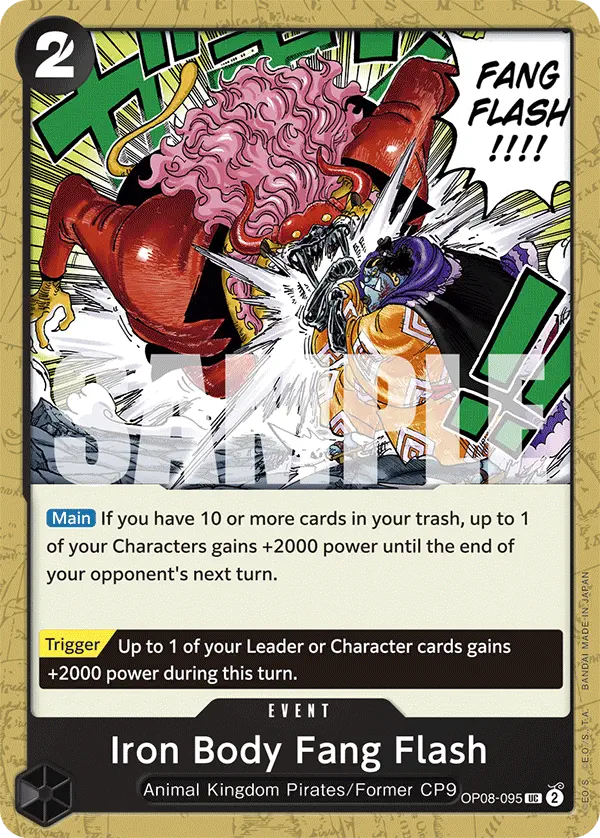 Immagine carta Iron Body Fang Flash