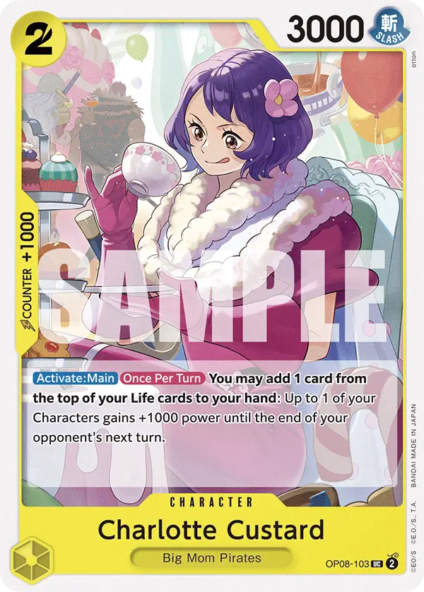 Immagine carta Charlotte Custard