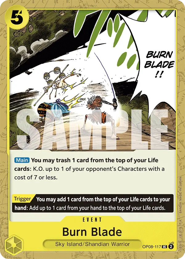 Immagine carta Burn Blade