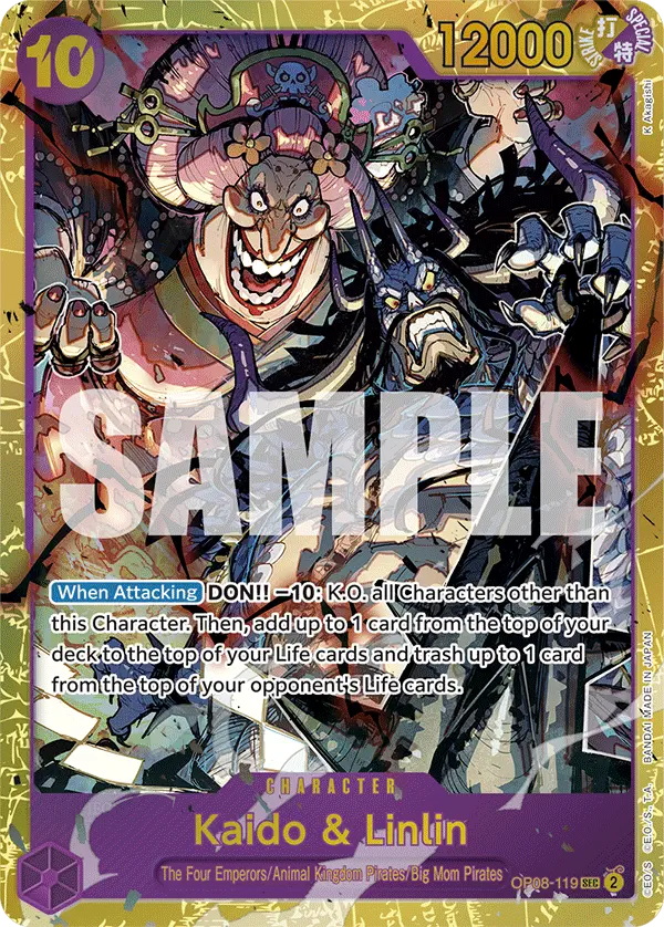 Immagine carta Kaido & Linlin