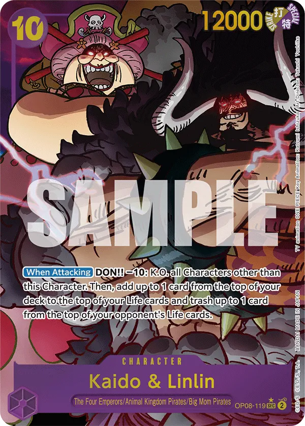 Immagine carta Kaido & Linlin