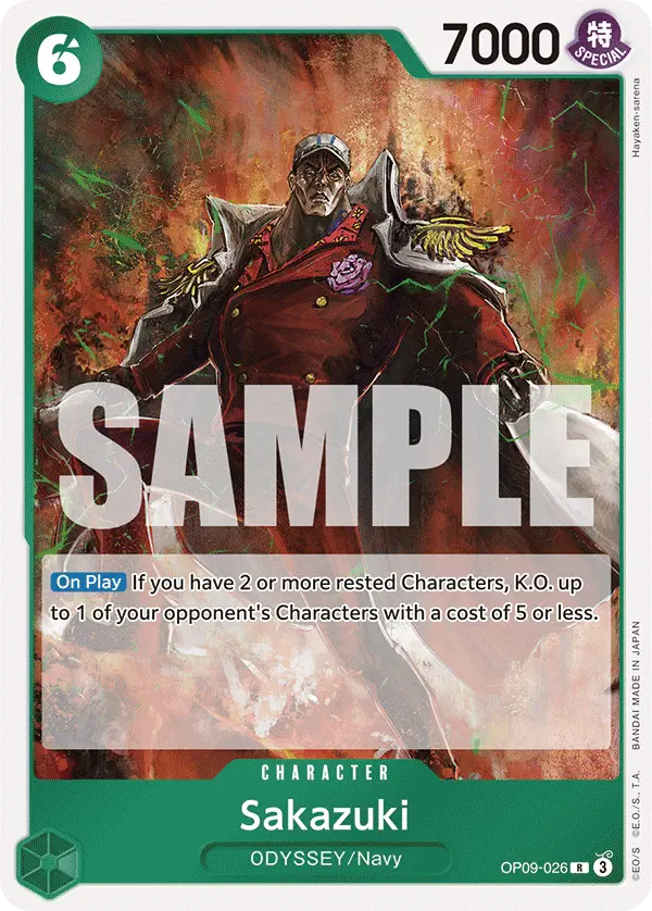Immagine carta Sakazuki