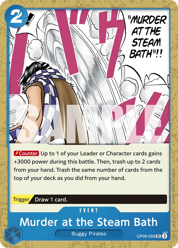 Immagine carta Muder At The Steam Bath