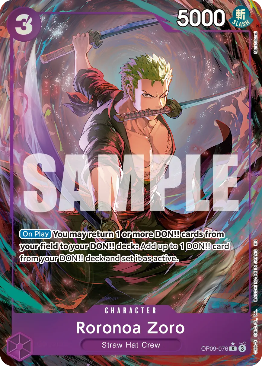 Immagine carta Roronoa Zoro