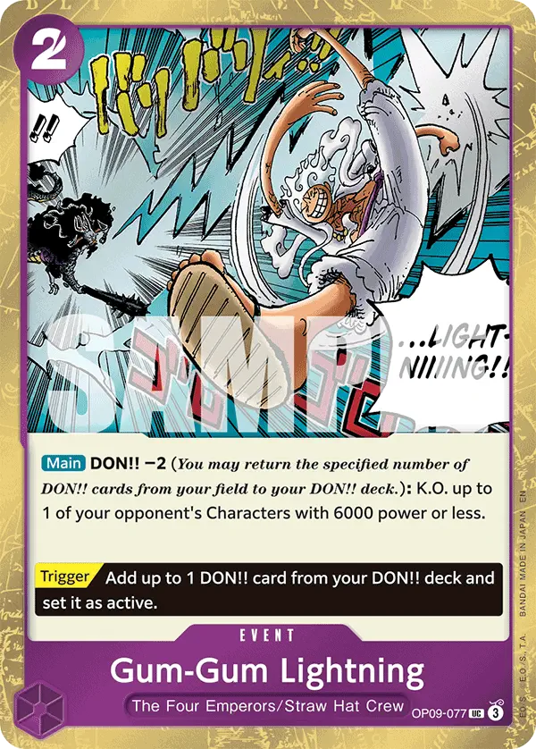Immagine carta Gum-gum Lightning