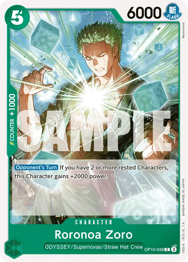 Immagine carta Roronoa Zoro