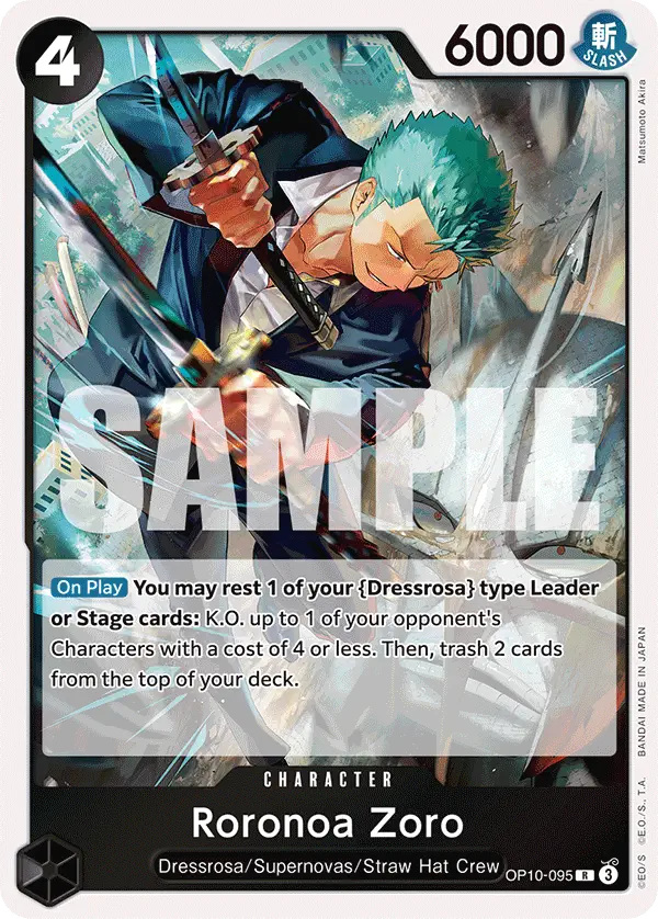 Immagine carta Roronoa Zoro